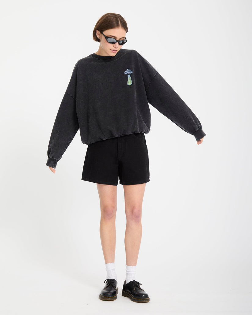 Sweatshirt Mickey Mason - Vintage Black
