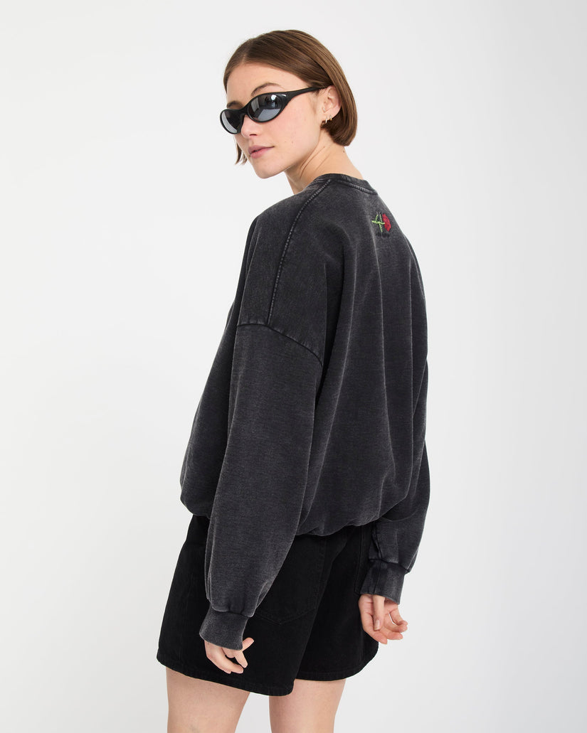 Sweatshirt Mickey Mason - Vintage Black