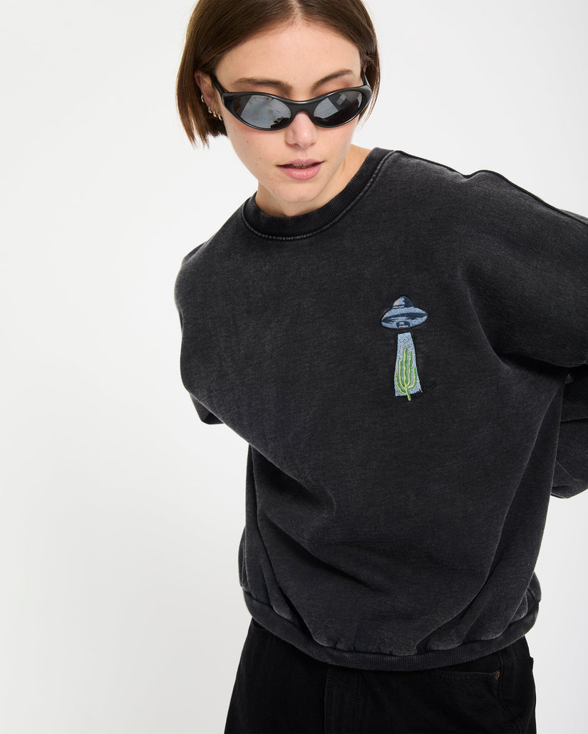 Sweatshirt Mickey Mason - Vintage Black