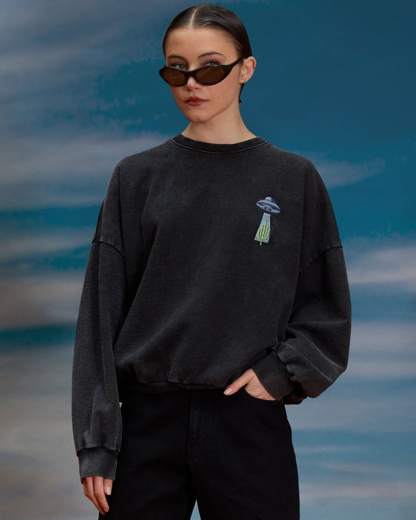 Sweatshirt Mickey Mason - Vintage Black