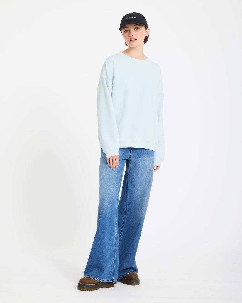 Sweatshirt Stone Soft - Light Blue Acid