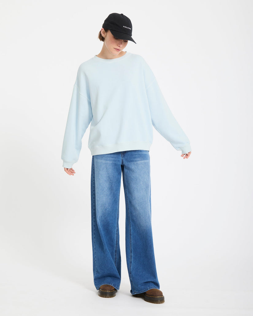 Sweatshirt Stone Soft - Light Blue Acid