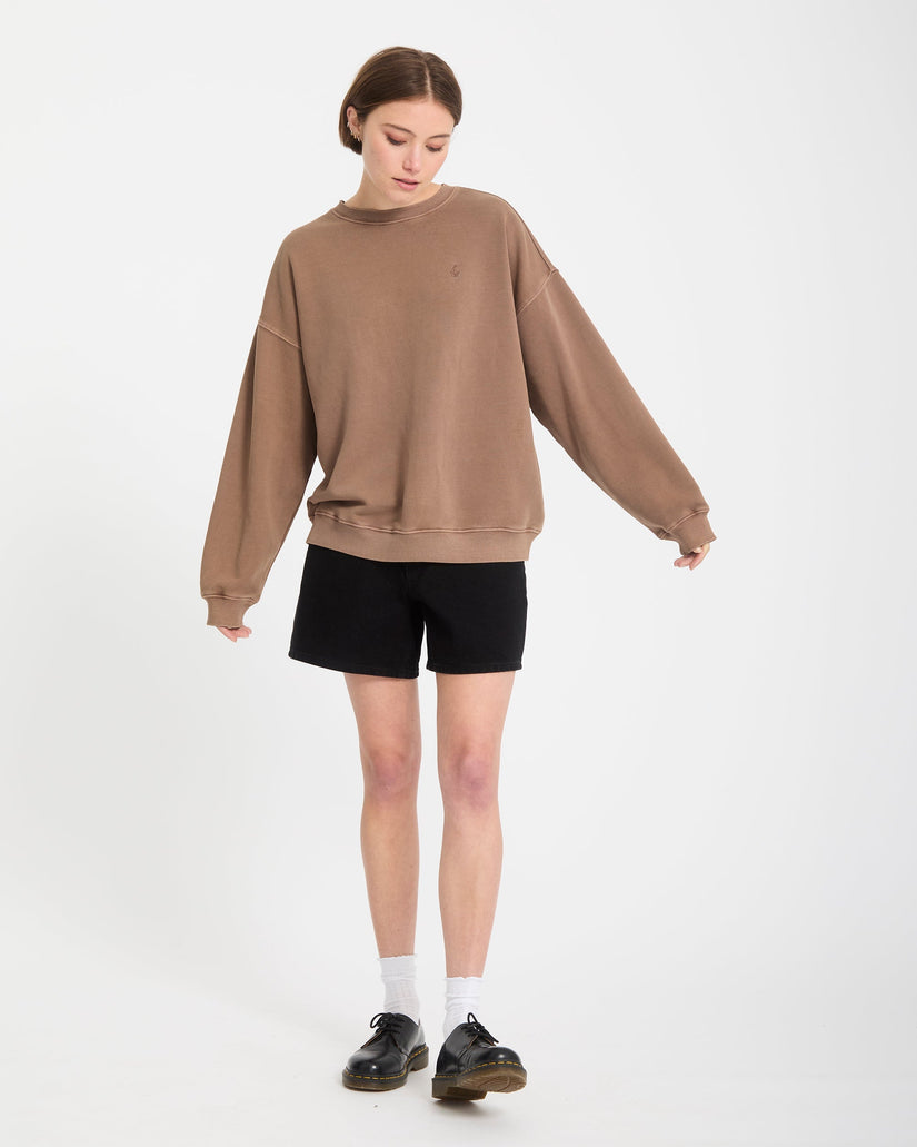 Sweatshirt Stone Soft - Pale Khaki