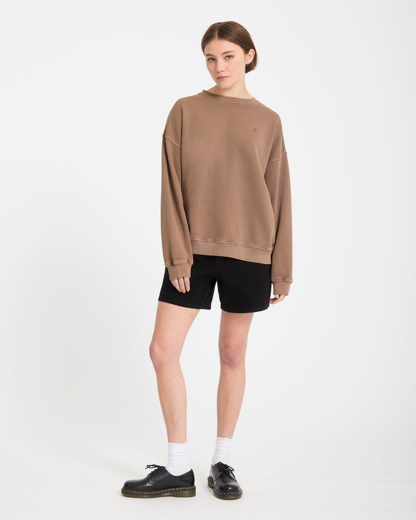 Sweatshirt Stone Soft - Pale Khaki