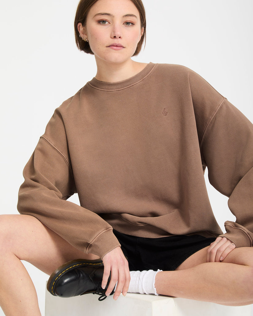 Sweatshirt Stone Soft - Pale Khaki