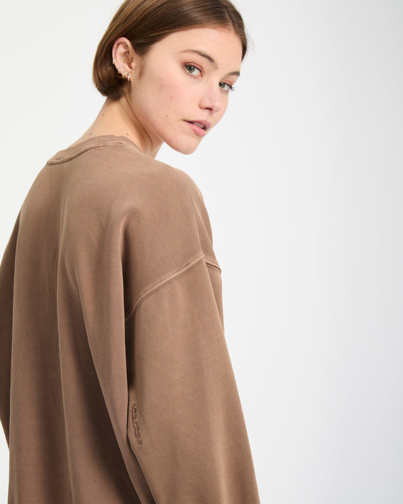 Sweatshirt Stone Soft - Pale Khaki