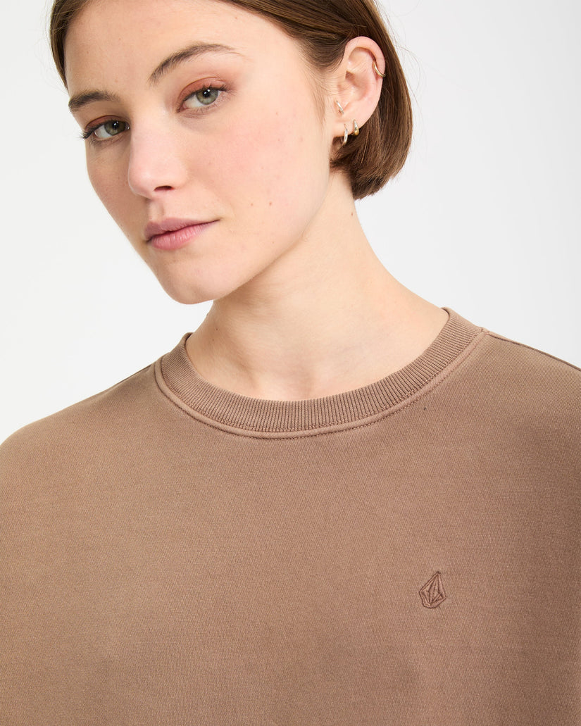 Sweatshirt Stone Soft - Pale Khaki
