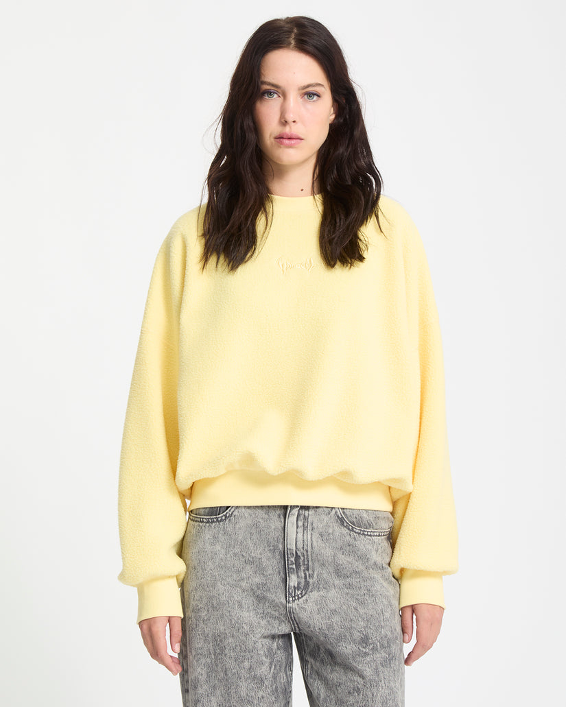 Sweatshirt Sherpa Piou - Dawn Yellow