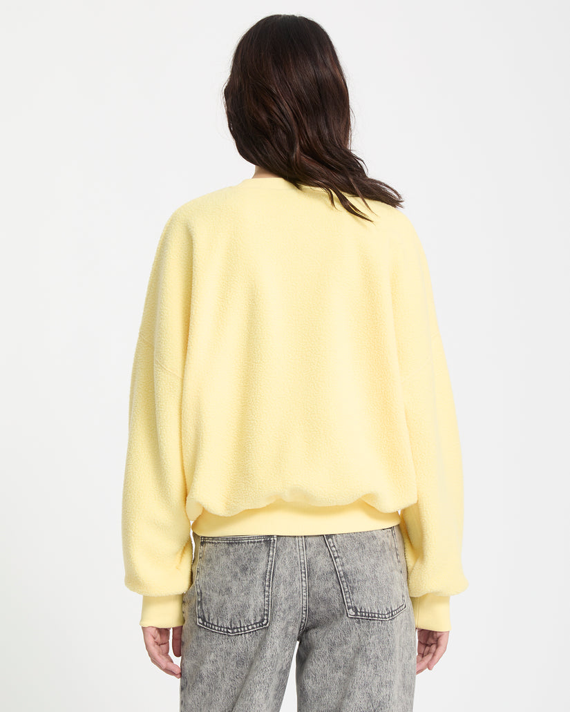 Sweatshirt Sherpa Piou - Dawn Yellow