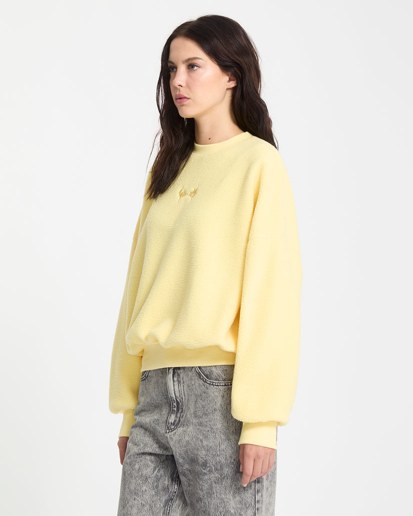 Sweatshirt Sherpa Piou - Dawn Yellow