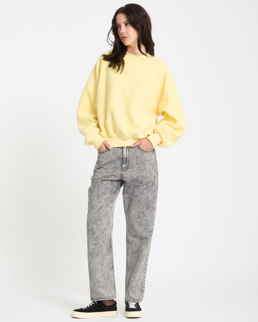 Sweatshirt Sherpa Piou - Dawn Yellow