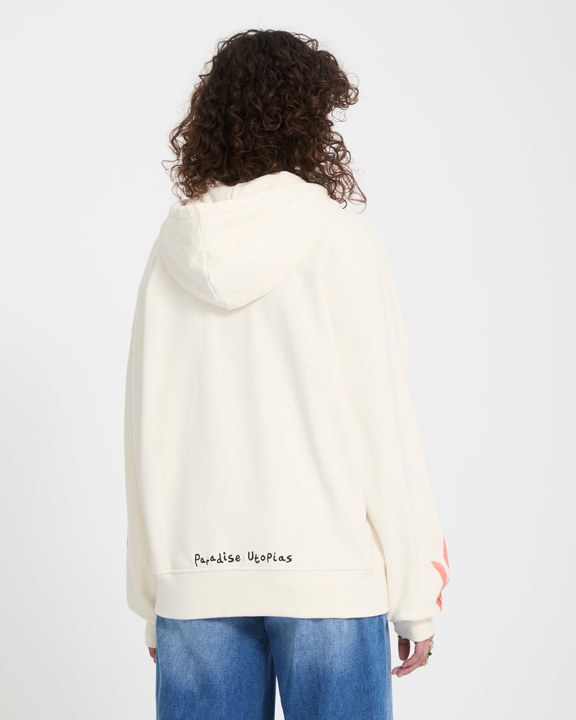 Sweat à capuche zippé Mickey Mason - Off White