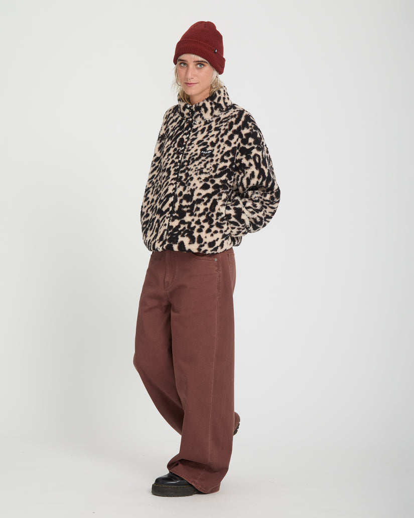 Veste Sherpa Wylding Out - Animal Print