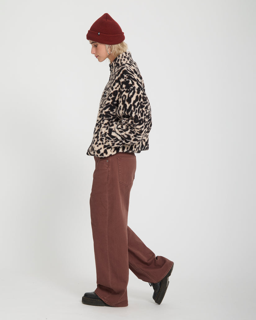 Veste Sherpa Wylding Out - Animal Print