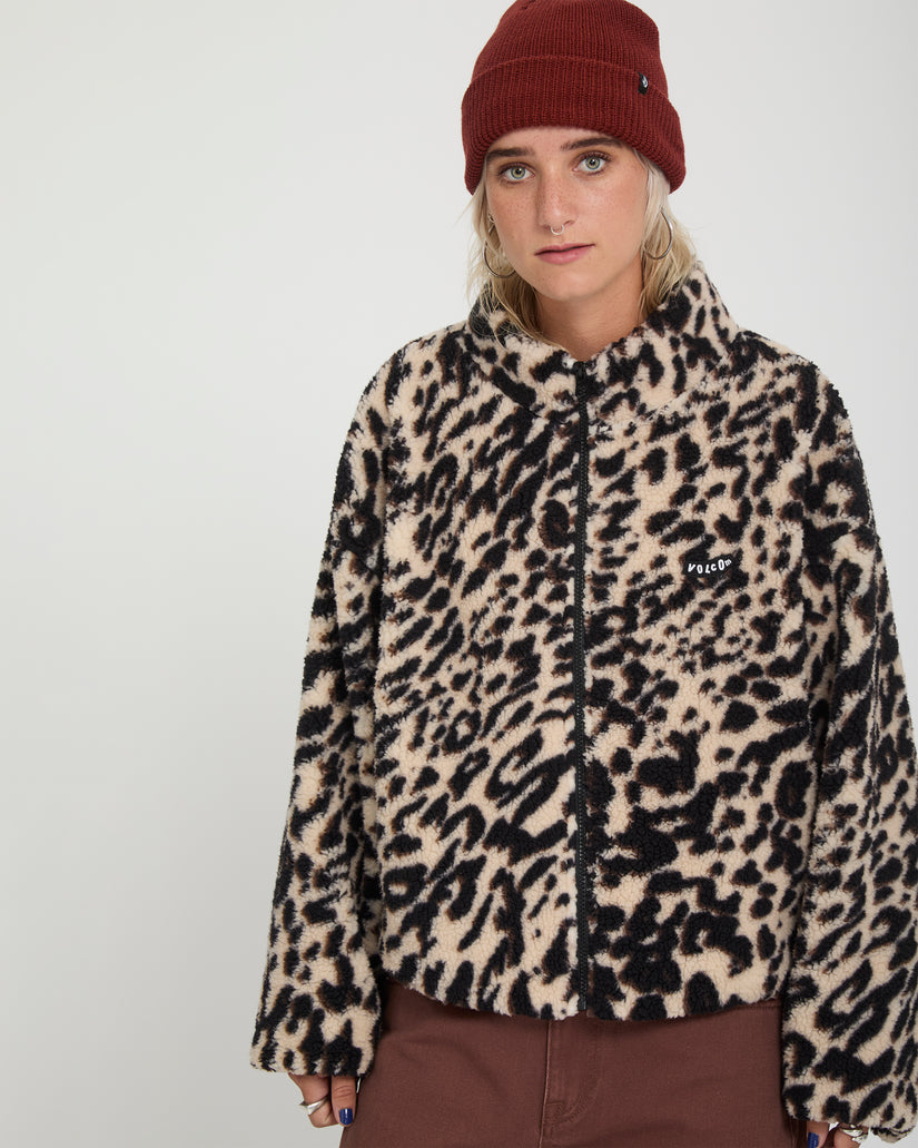 Veste Sherpa Wylding Out - Animal Print
