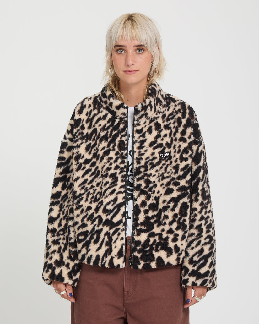 Veste Sherpa Wylding Out - Animal Print