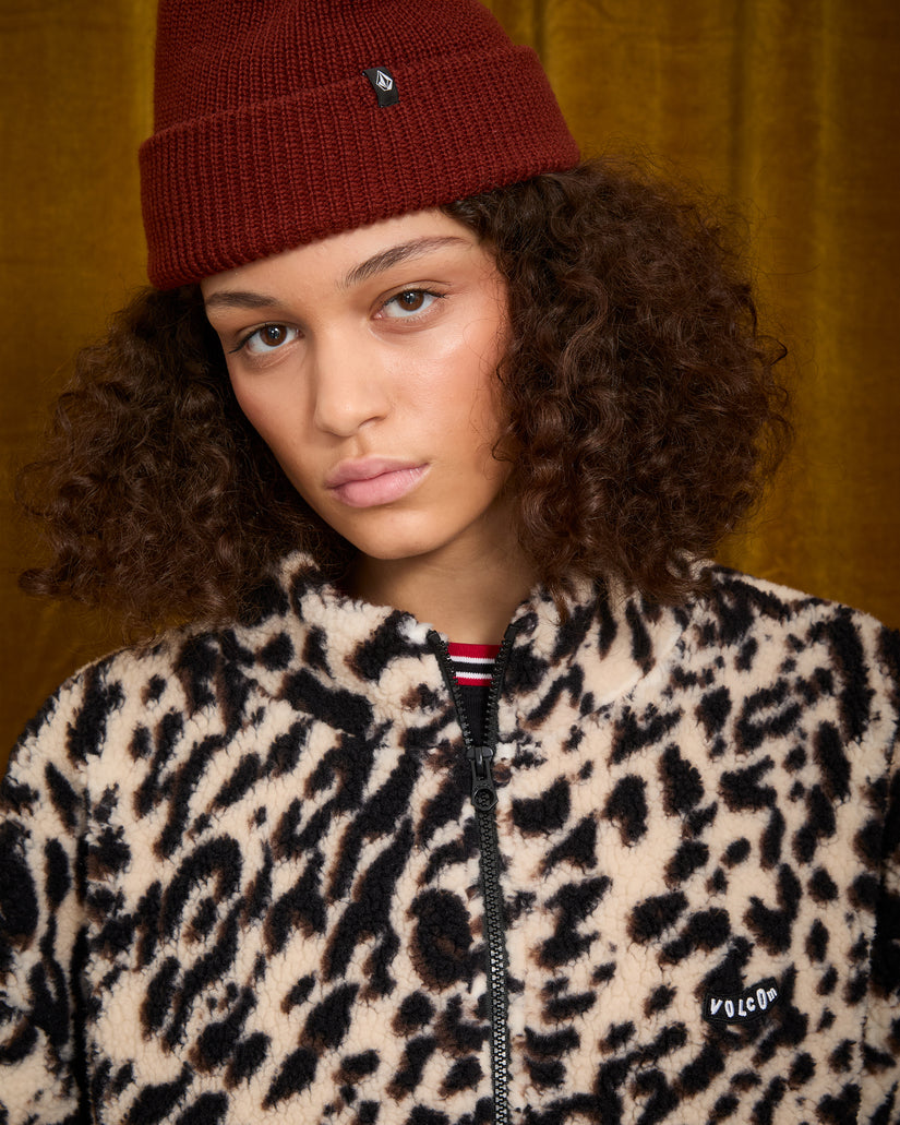 Veste Sherpa Wylding Out - Animal Print