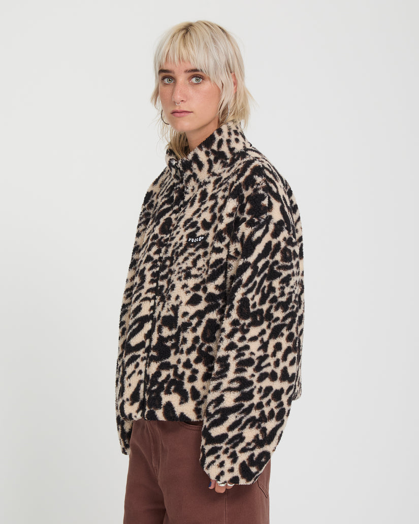 Veste Sherpa Wylding Out - Animal Print