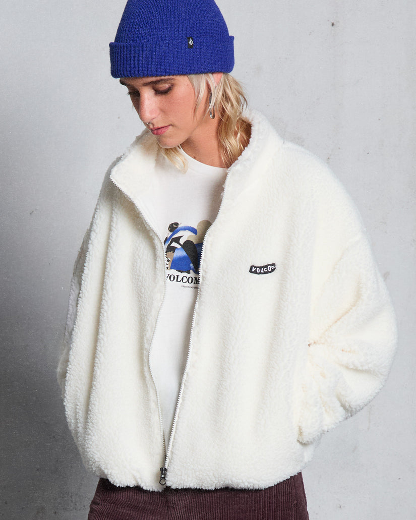 Veste Sherpa Wylding Out - Off White