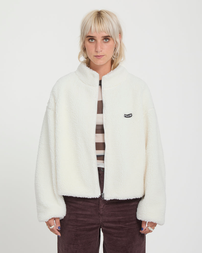 Veste Sherpa Wylding Out - Off White