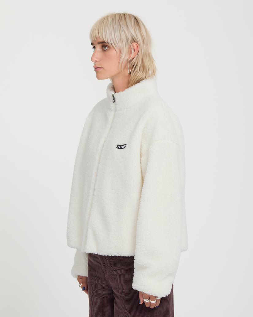 Veste Sherpa Wylding Out - Off White
