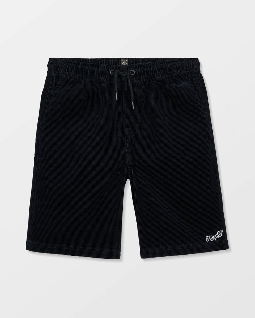 Short Outer Spaced Corduroy - Black - (ENFANT)