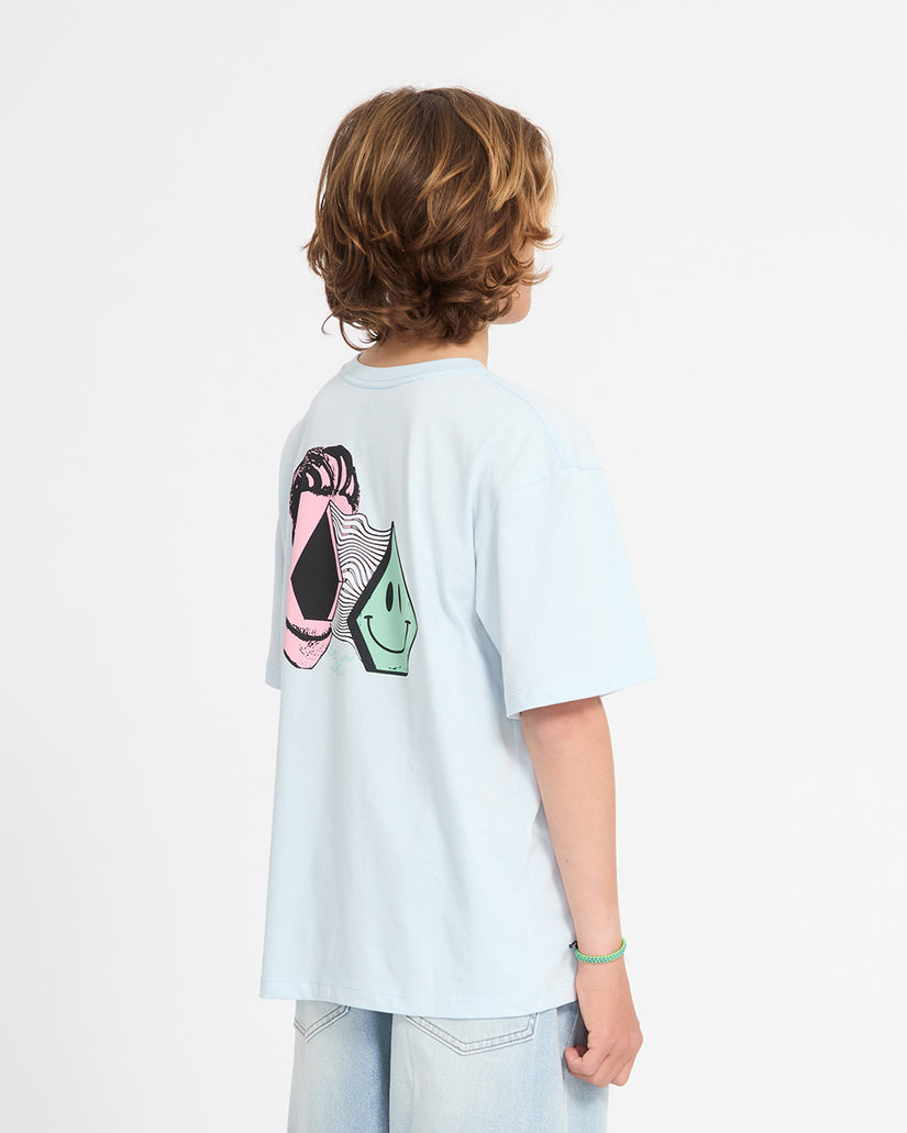T-shirt Aura - Light Blue Acid - (ENFANT)