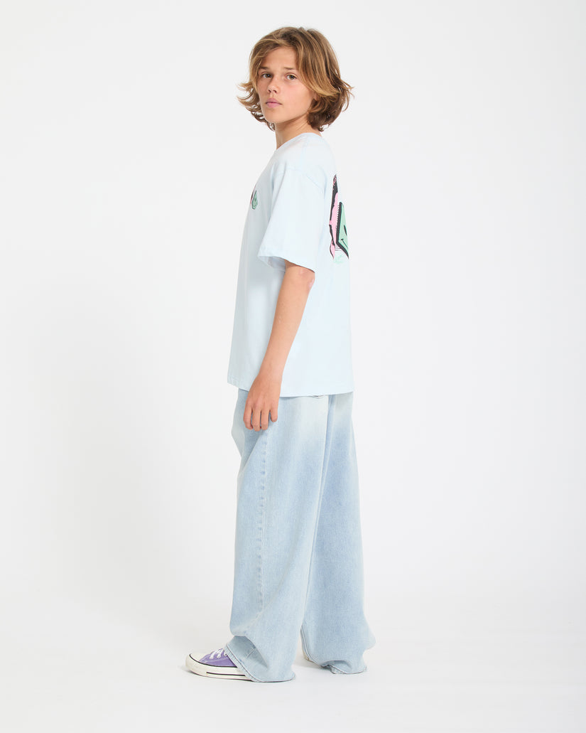 T-shirt Aura - Light Blue Acid - (ENFANT)