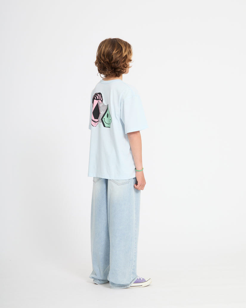 T-shirt Aura - Light Blue Acid - (ENFANT)
