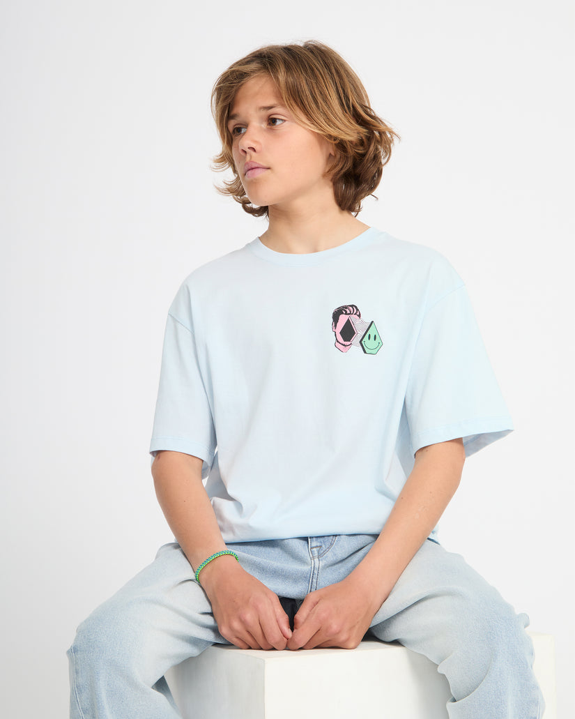 T-shirt Aura - Light Blue Acid - (ENFANT)