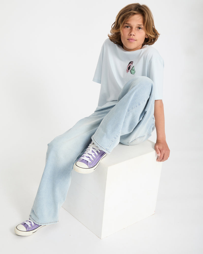 T-shirt Aura - Light Blue Acid - (ENFANT)