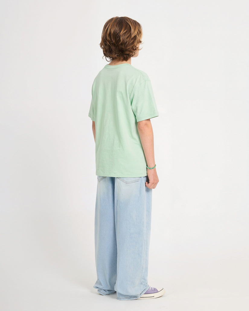 T-shirt Stone Blanks - Ice Green - (ENFANT)
