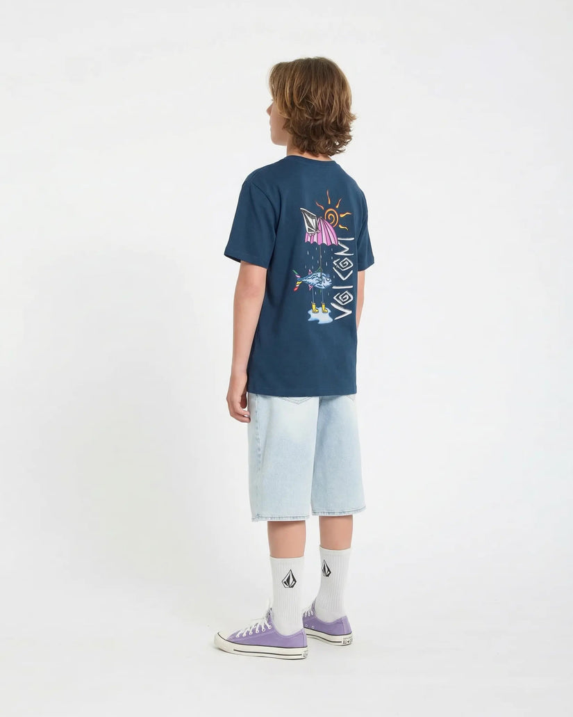 T-shirt Sunfish - Dust Bowl Indigo - (ENFANT)