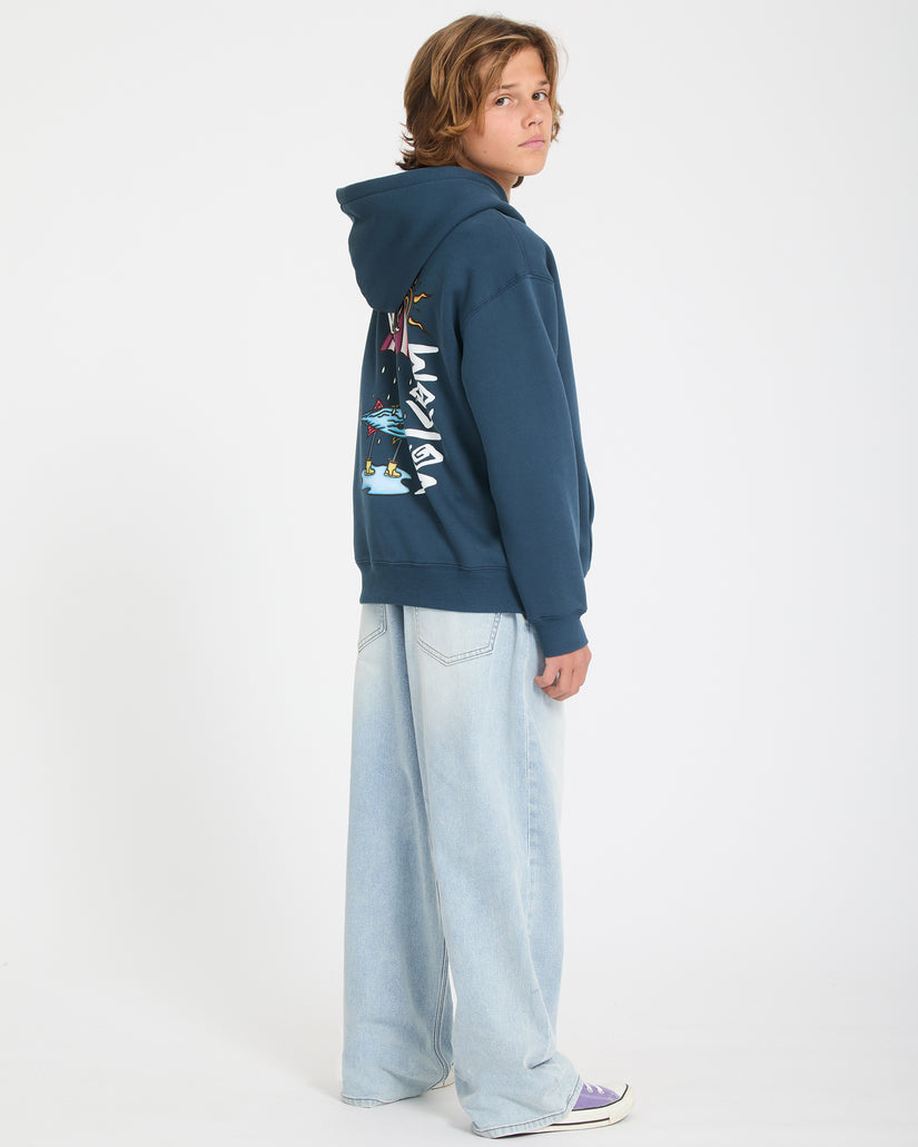 Sweat à capuche Watanite - Dust Bowl Indigo - (ENFANT)
