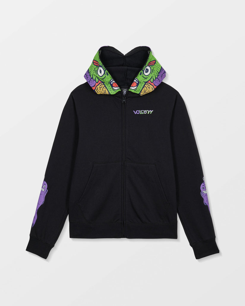Sweat à capuche zippé Ben Sanair - Black - (ENFANT)