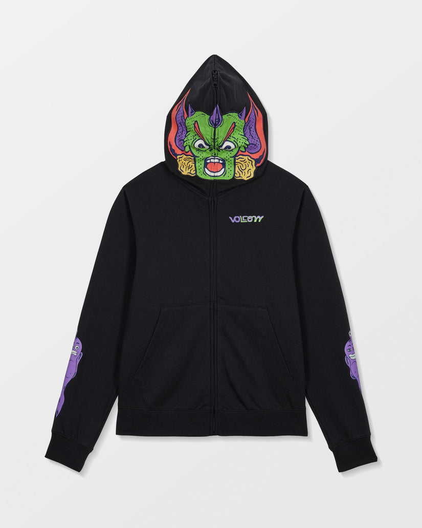Sweat à capuche zippé Ben Sanair - Black - (ENFANT)