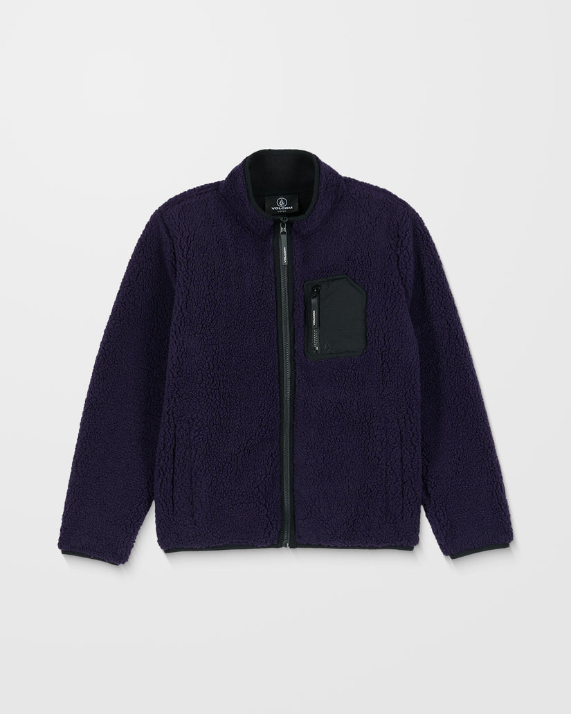 Sweat Zippé Muzzer Fuzzar - Dark Purple - (ENFANT)