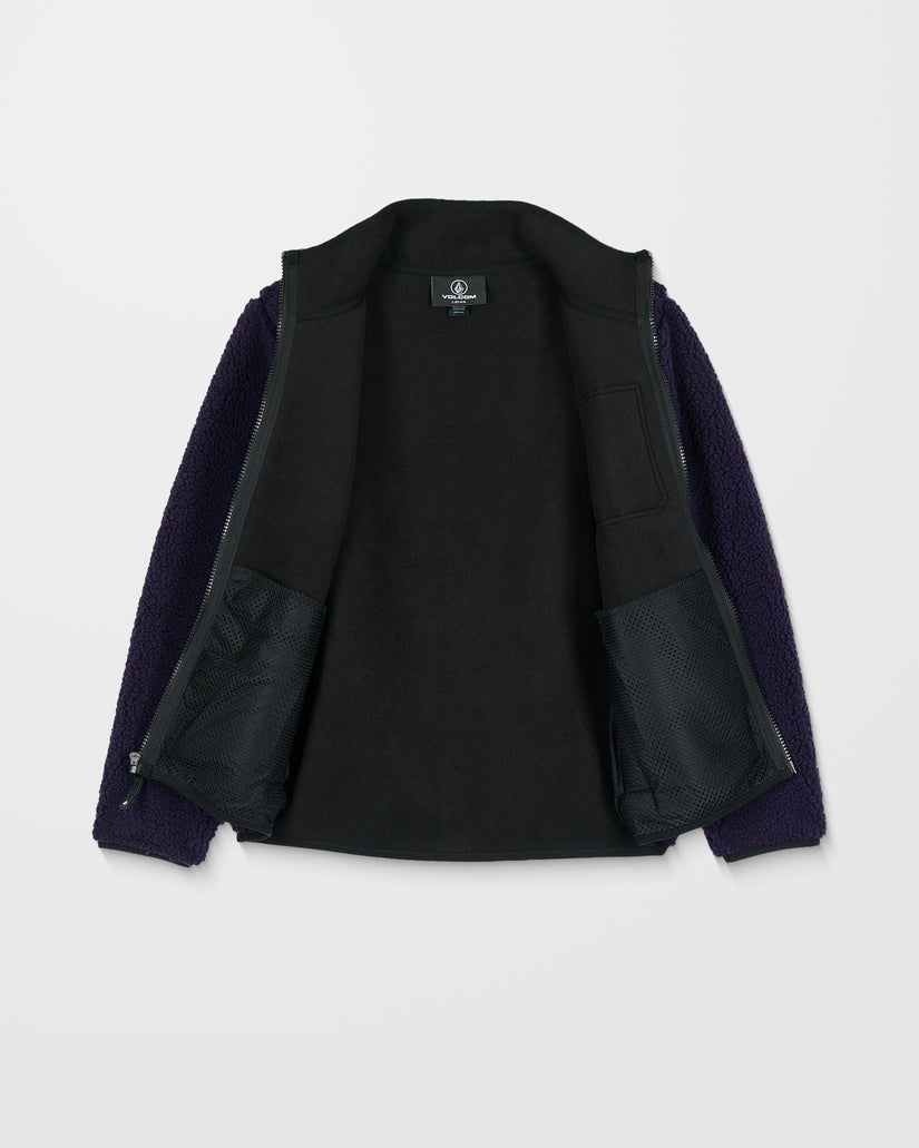 Sweat Zippé Muzzer Fuzzar - Dark Purple - (ENFANT)