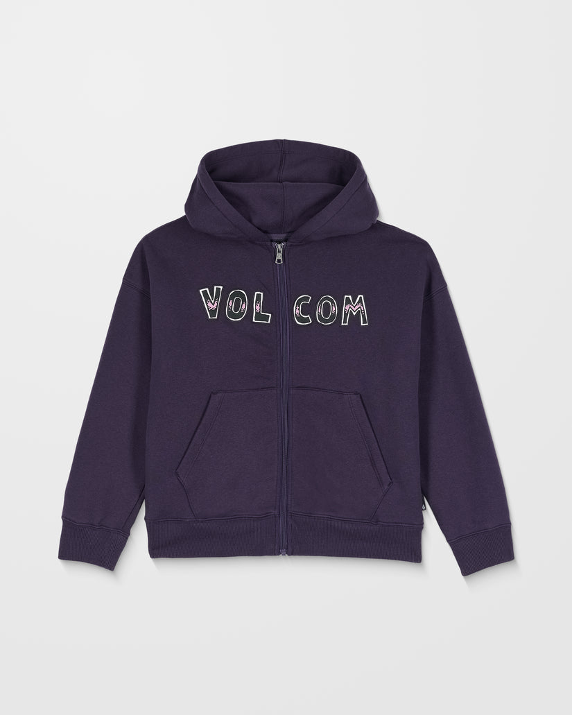 Sweat À Capuche Zippé Watanite - Dark Purple - (ENFANT)