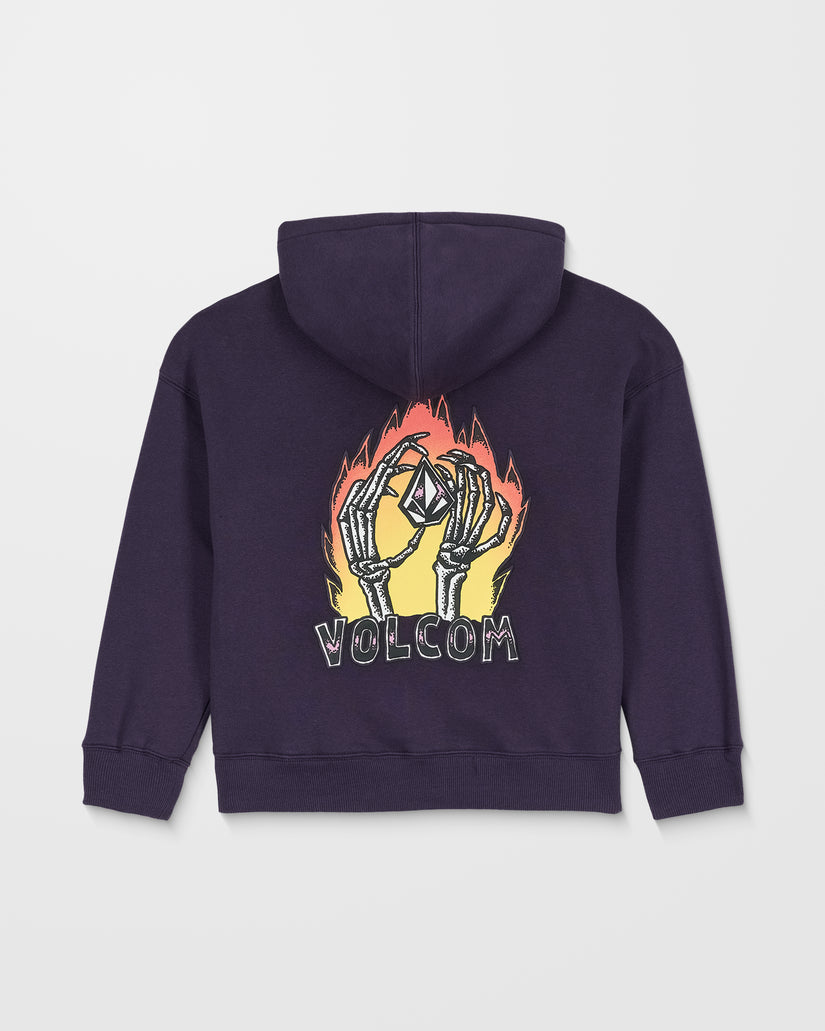 Sweat À Capuche Zippé Watanite - Dark Purple - (ENFANT)