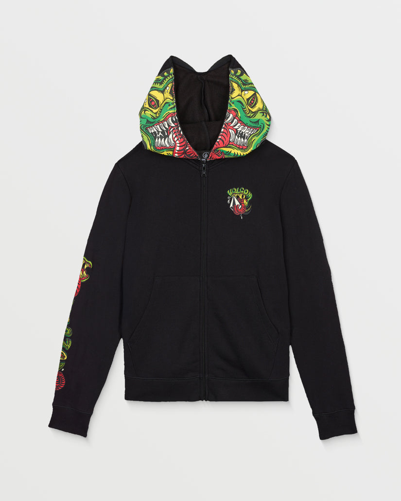 Sweat à capuche zippé Snaky - Black - (ENFANT)