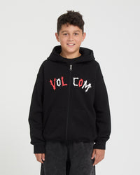 Sweat à capuche zippé Ozzy Fleece - Black - (ENFANT)