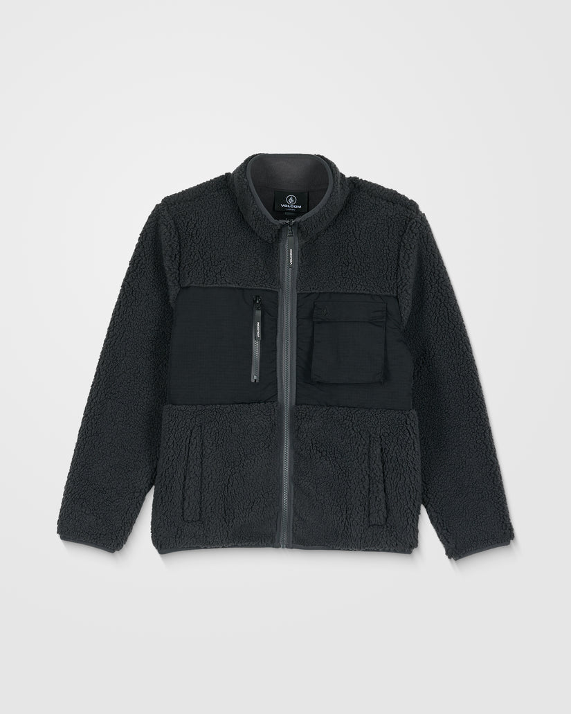 Veste Zippée Sherpa Storm Stone - Asphalt Black - (ENFANT)