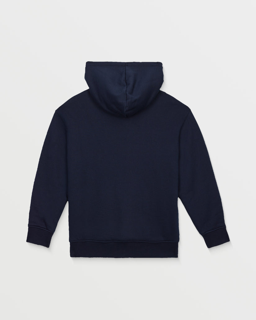 Sweat à capuche zippé doublé Single Stone - Marine - (ENFANT)