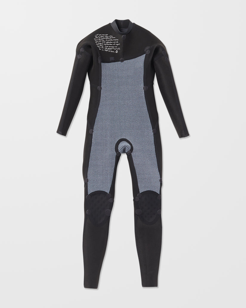 Combinaison De Surf 3/2 Mm Manches Longues Zippée Poitrine - Charcoal - (ENFANT)