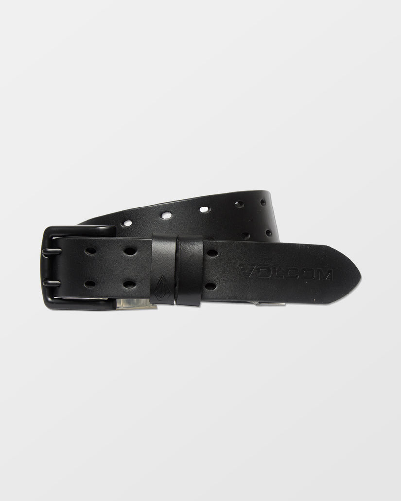 Ceinture en cuir Two Spike - Black