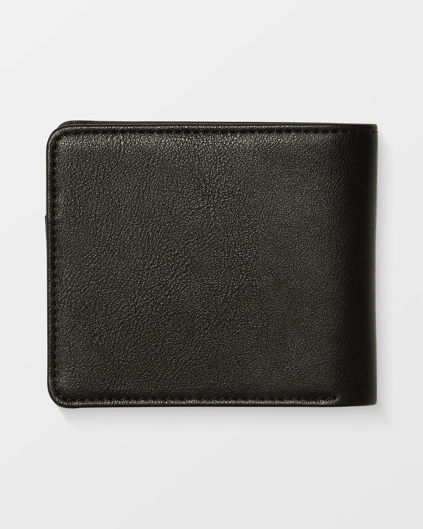 Grand portefeuille Slim Stone - Black