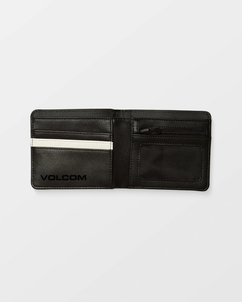 Grand portefeuille Slim Stone - Black