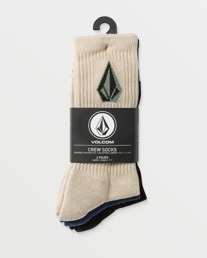 Chaussettes Full Stone Mix (3 Paires) - PALE KHAKI