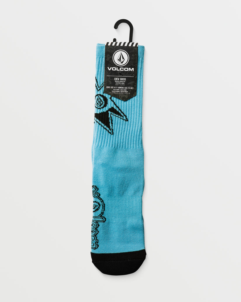 Chaussettes Volcom Ent - RESIN BLUE